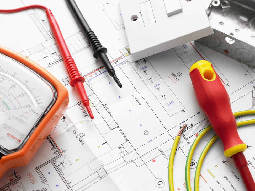 electrical diagnostic tool with diagram