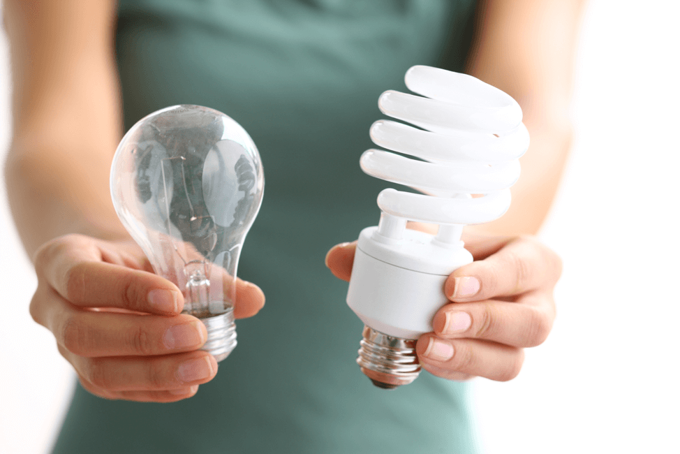 incandescent and led lightbulbs