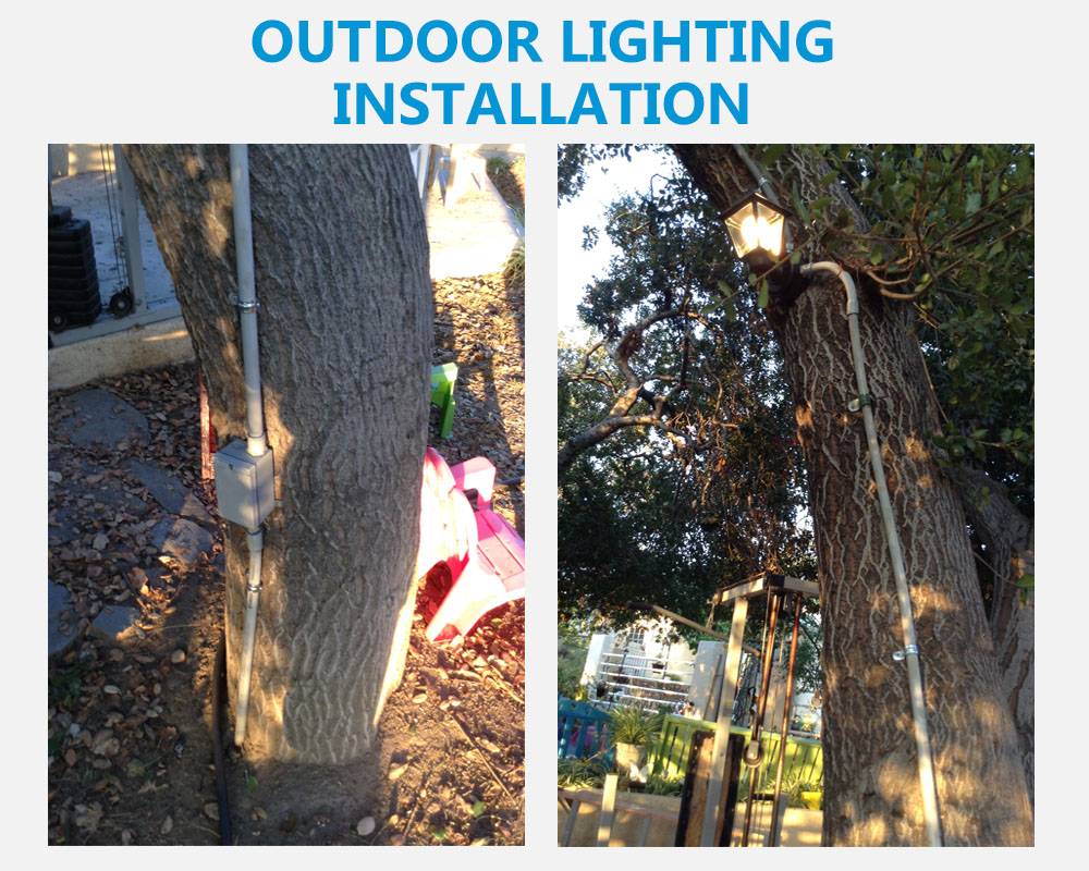 Outdoor Lighting Installation