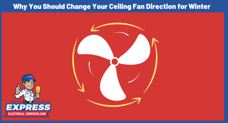 Change Your Ceiling Fan Direction for Winter