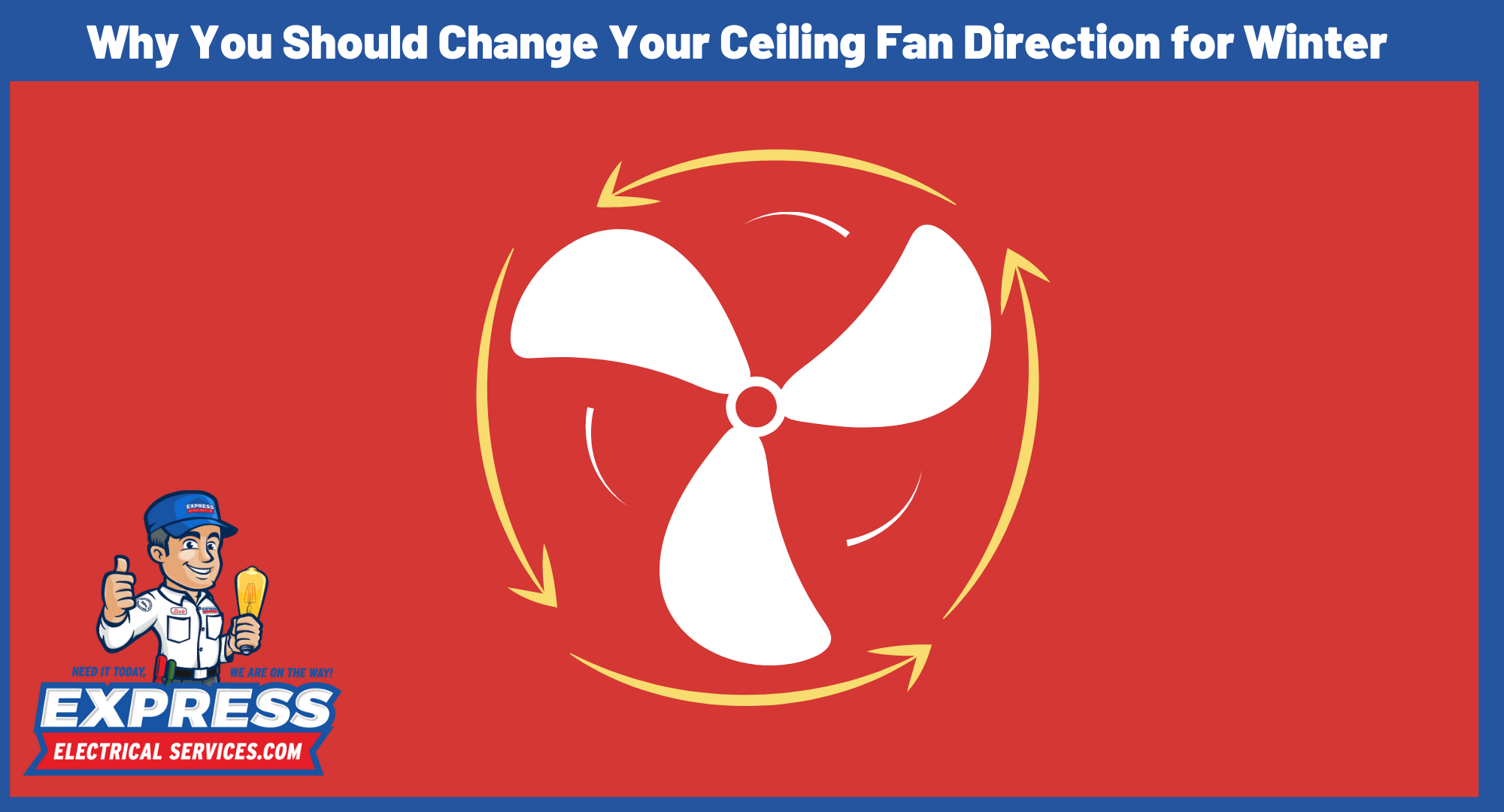 Change Your Ceiling Fan Direction for Winter