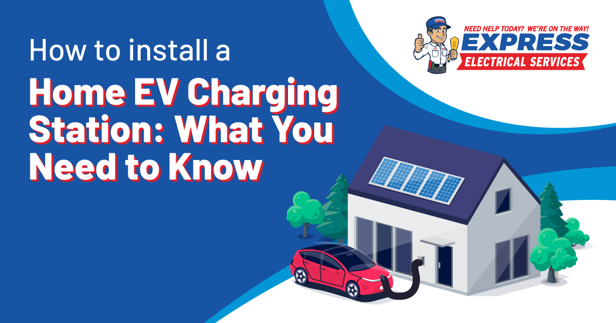 How to install charging deals station at home