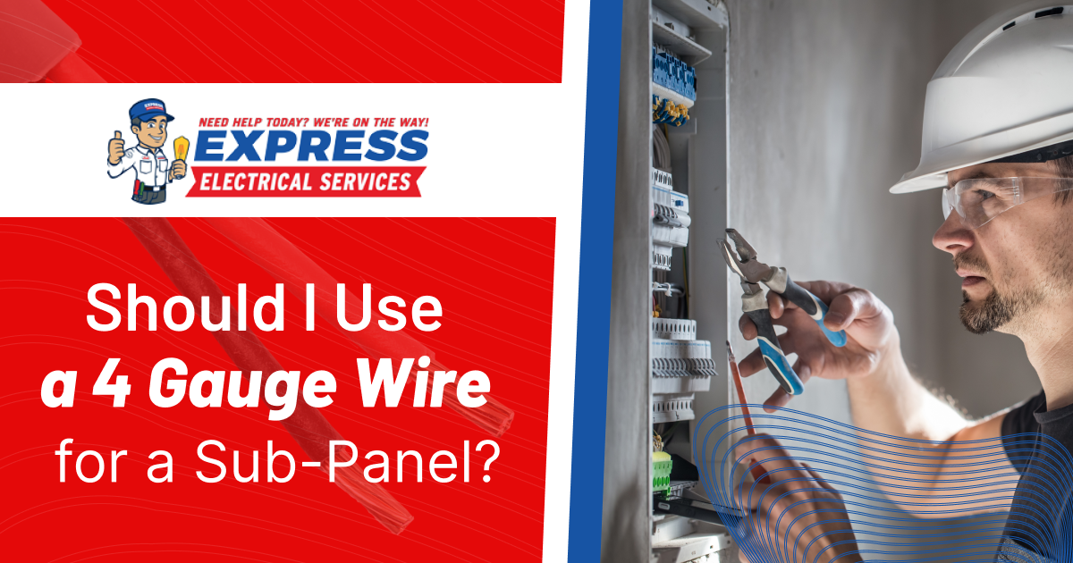 Considering the Use of 4-Gauge Wire for a Sub-Panel