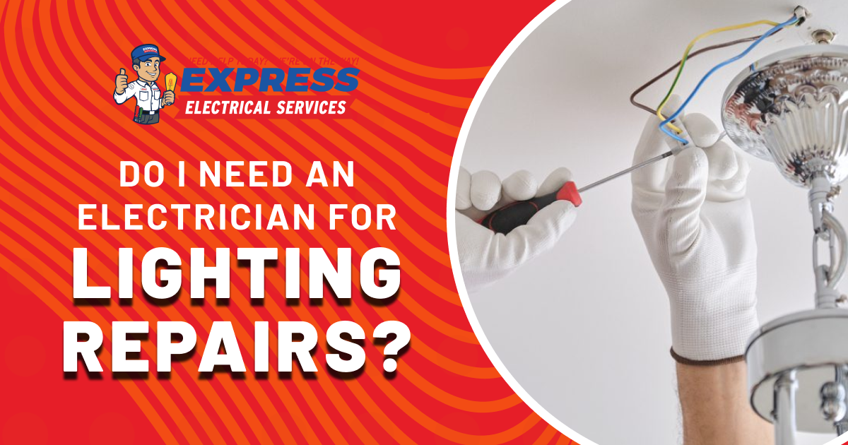 Express Electric: Assessing Need for Electrician - Lighting Repairs